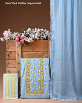 Cotton Suit with Gota Patti Work & Chiffon Dupatta – Ethnic Wear for Women